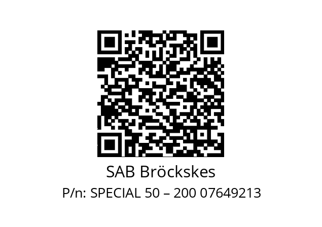   SAB Bröckskes SPECIAL 50 – 200 07649213