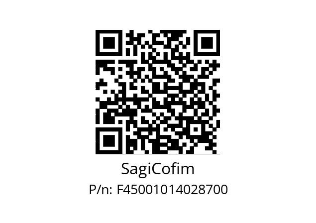   SagiCofim F45001014028700