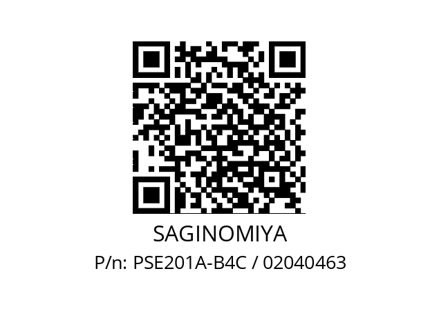   SAGINOMIYA PSE201A-B4C / 02040463