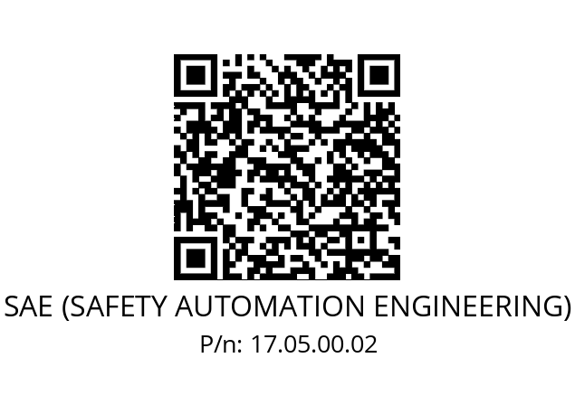   SAE (SAFETY AUTOMATION ENGINEERING) 17.05.00.02