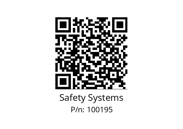   Safety Systems 100195