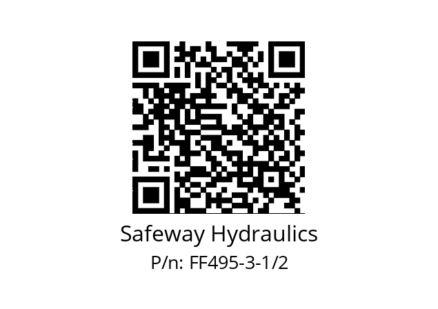   Safeway Hydraulics FF495-3-1/2