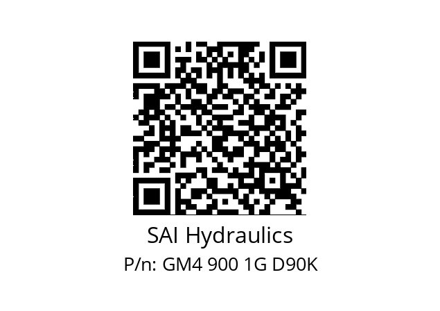   SAI Hydraulics GM4 900 1G D90K