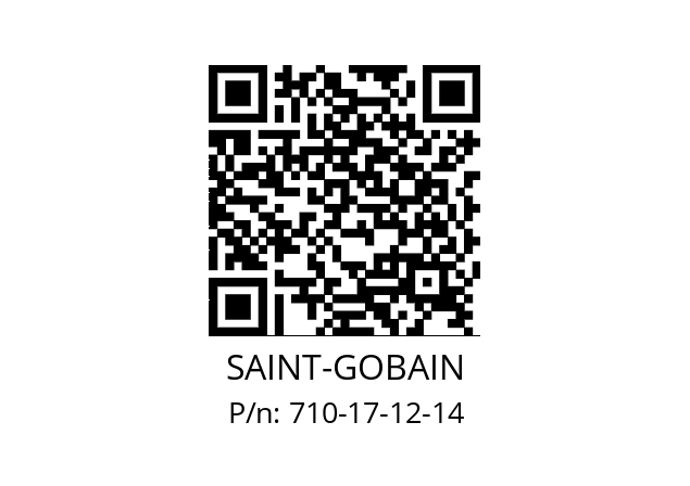   SAINT-GOBAIN 710-17-12-14