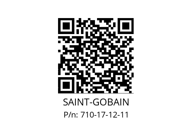   SAINT-GOBAIN 710-17-12-11