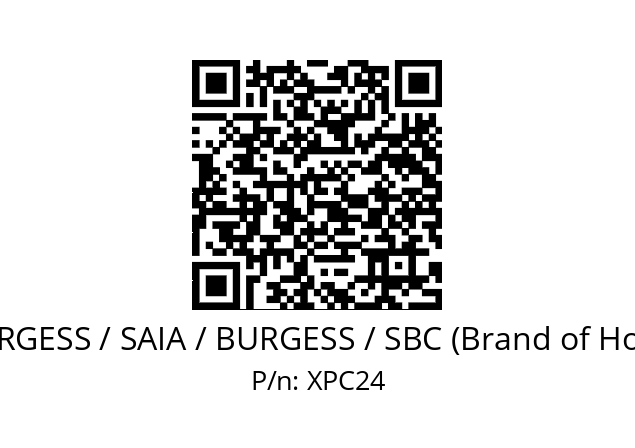   SAIA-BURGESS / SAIA / BURGESS / SBC (Brand of Honeywell) XPC24