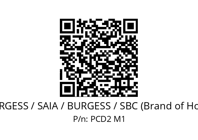   SAIA-BURGESS / SAIA / BURGESS / SBC (Brand of Honeywell) PCD2 M1