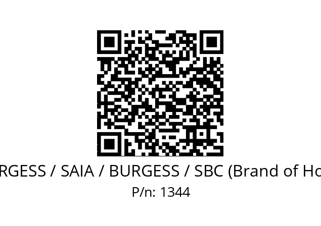   SAIA-BURGESS / SAIA / BURGESS / SBC (Brand of Honeywell) 1344