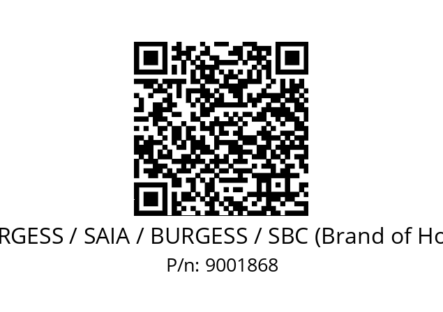   SAIA-BURGESS / SAIA / BURGESS / SBC (Brand of Honeywell) 9001868