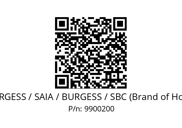   SAIA-BURGESS / SAIA / BURGESS / SBC (Brand of Honeywell) 9900200