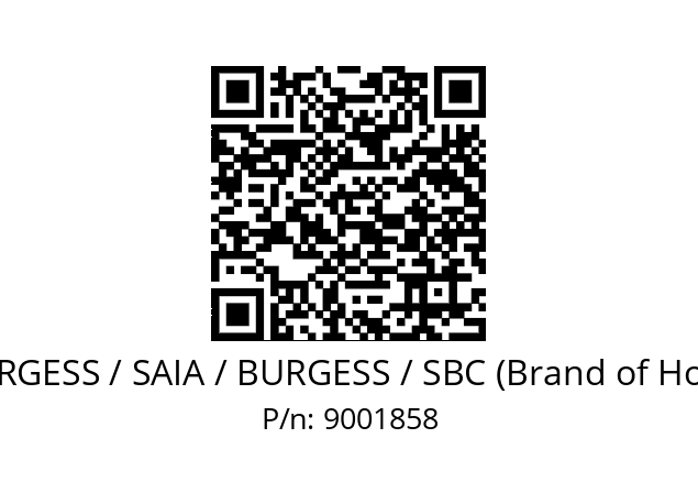   SAIA-BURGESS / SAIA / BURGESS / SBC (Brand of Honeywell) 9001858