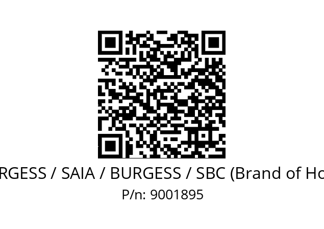   SAIA-BURGESS / SAIA / BURGESS / SBC (Brand of Honeywell) 9001895