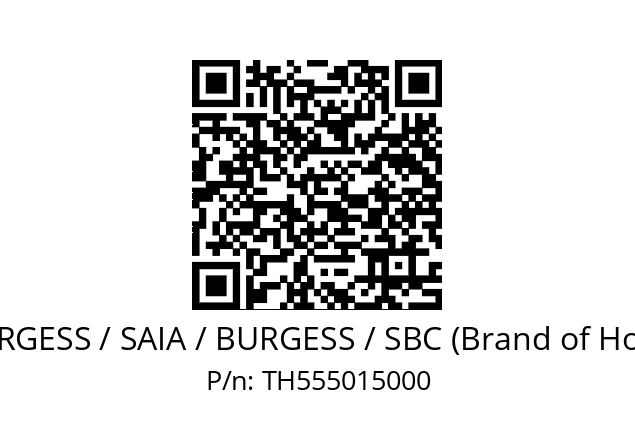   SAIA-BURGESS / SAIA / BURGESS / SBC (Brand of Honeywell) TH555015000