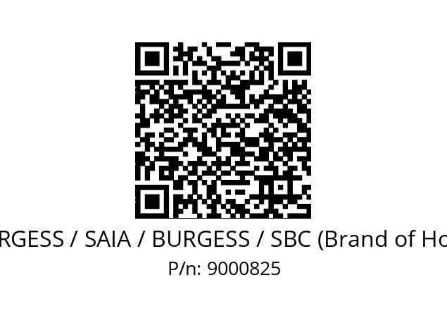   SAIA-BURGESS / SAIA / BURGESS / SBC (Brand of Honeywell) 9000825