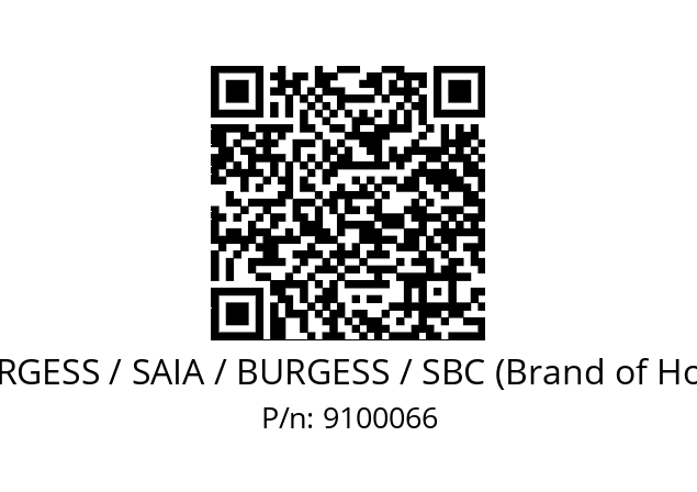   SAIA-BURGESS / SAIA / BURGESS / SBC (Brand of Honeywell) 9100066