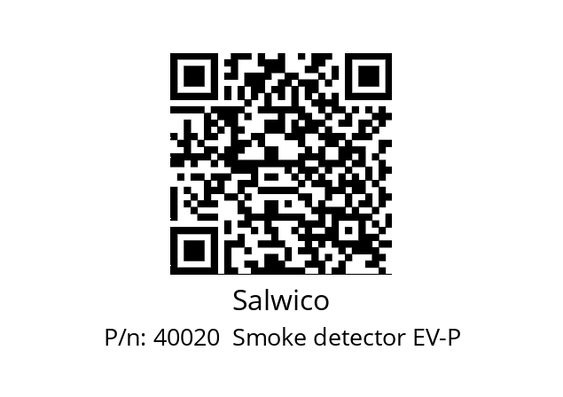   Salwico 40020  Smoke detector EV-P