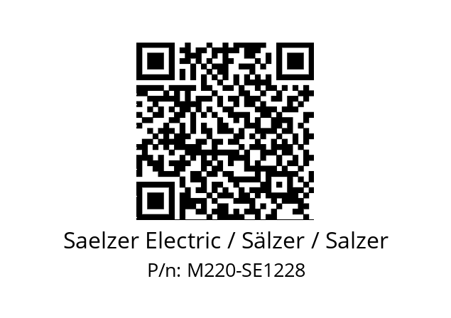   Saelzer Electric / Sälzer / Salzer M220-SE1228