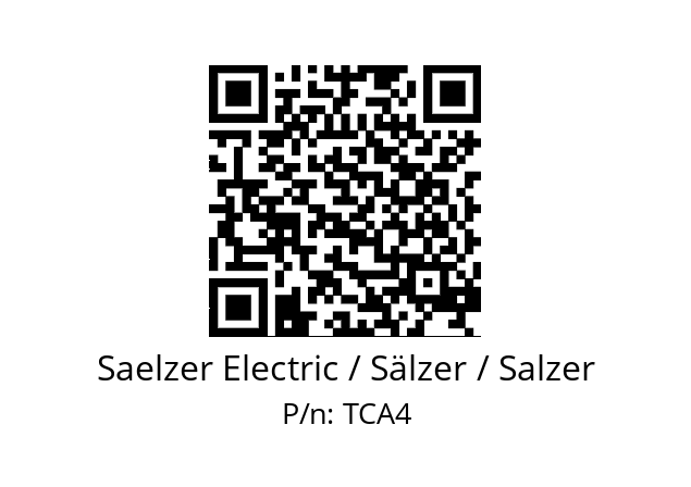   Saelzer Electric / Sälzer / Salzer TCA4