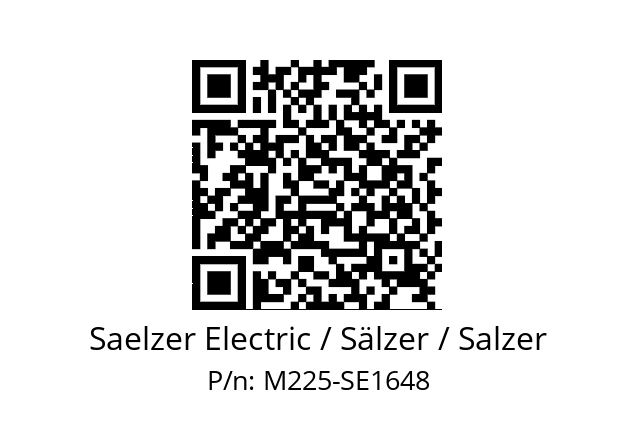   Saelzer Electric / Sälzer / Salzer M225-SE1648