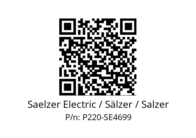   Saelzer Electric / Sälzer / Salzer P220-SE4699