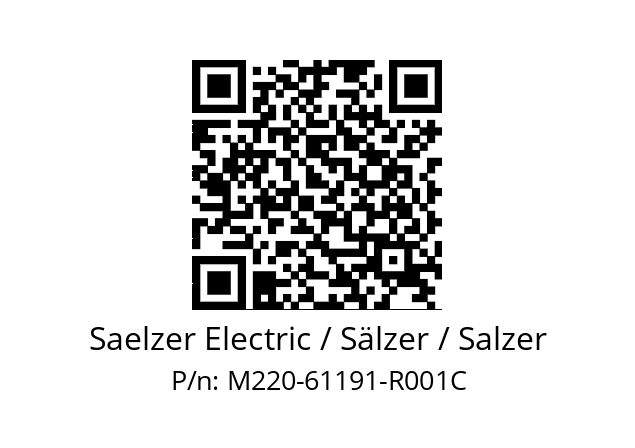   Saelzer Electric / Sälzer / Salzer M220-61191-R001C