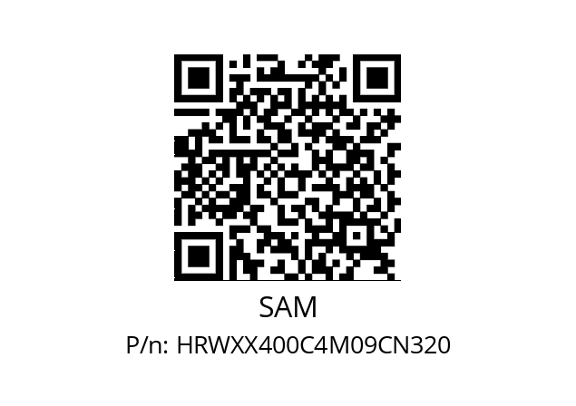   SAM HRWXX400C4M09CN320