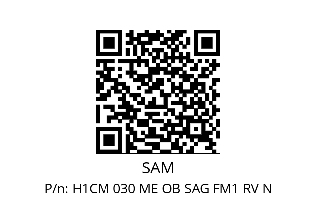   SAM H1CM 030 ME OB SAG FM1 RV N