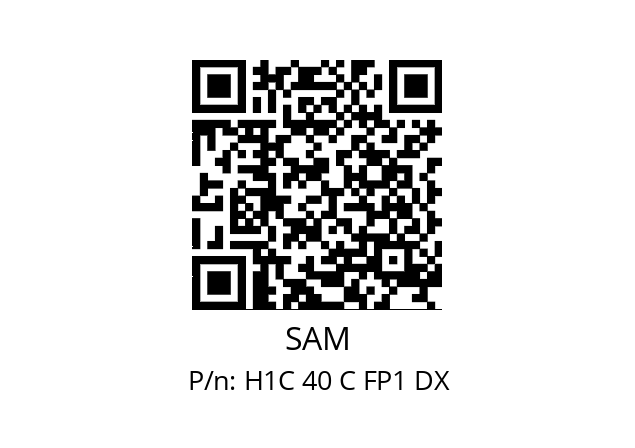   SAM H1C 40 C FP1 DX