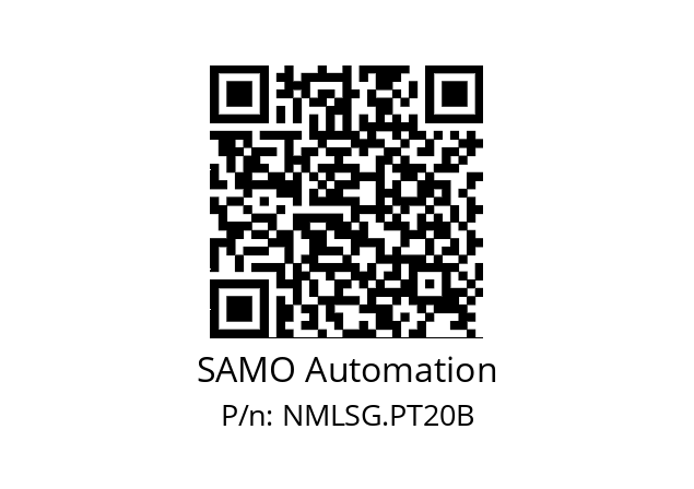   SAMO Automation NMLSG.PT20B