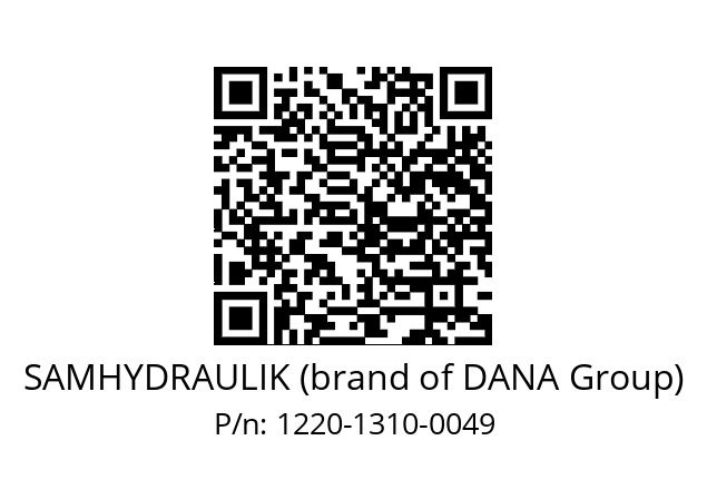   SAMHYDRAULIK (brand of DANA Group) 1220-1310-0049