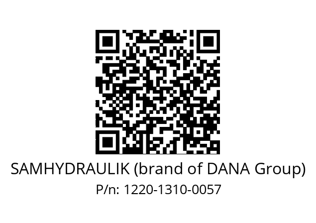   SAMHYDRAULIK (brand of DANA Group) 1220-1310-0057