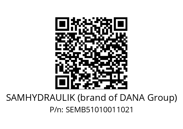   SAMHYDRAULIK (brand of DANA Group) SEMB51010011021