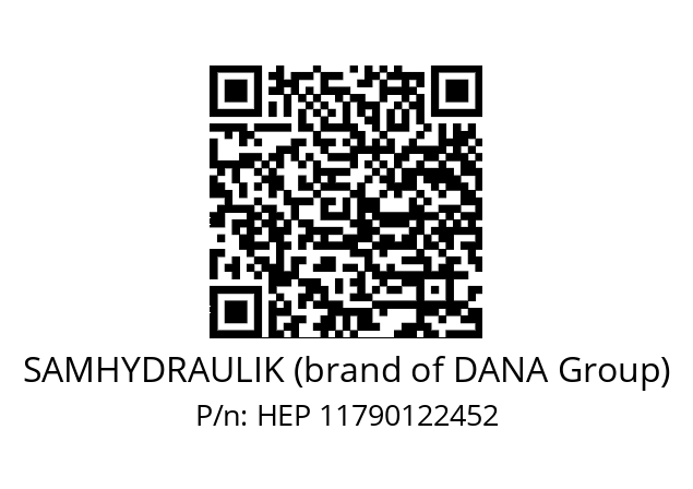   SAMHYDRAULIK (brand of DANA Group) HEP 11790122452