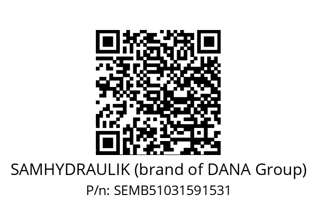   SAMHYDRAULIK (brand of DANA Group) SEMB51031591531