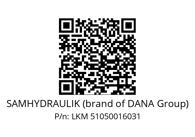   SAMHYDRAULIK (brand of DANA Group) LKM 51050016031