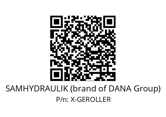   SAMHYDRAULIK (brand of DANA Group) X-GEROLLER