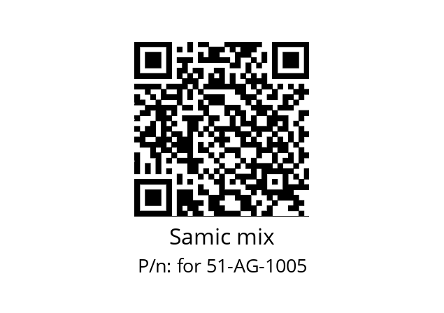   Samic mix for 51-AG-1005