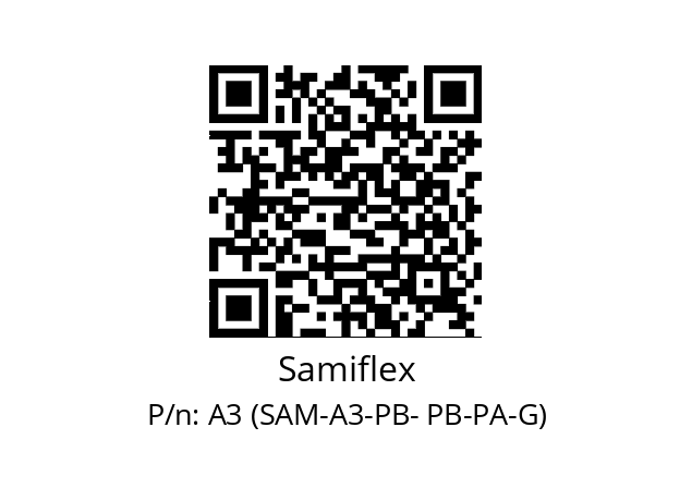   Samiflex A3 (SAM-A3-PB- PB-PA-G)