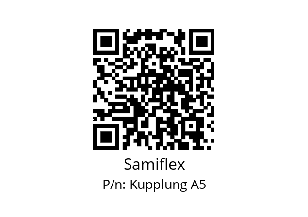   Samiflex Kupplung A5