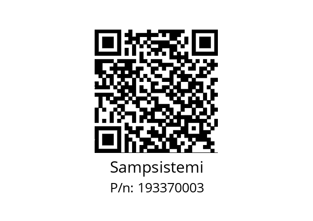   Sampsistemi 193370003