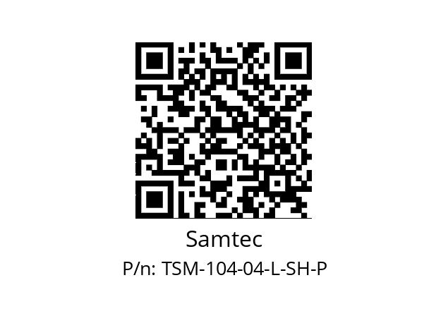   Samtec TSM-104-04-L-SH-P