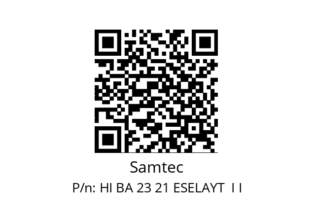   Samtec HI BA 23 21 ESELAYT  I I