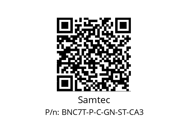   Samtec BNC7T-P-C-GN-ST-CA3