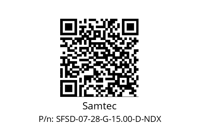   Samtec SFSD-07-28-G-15.00-D-NDX