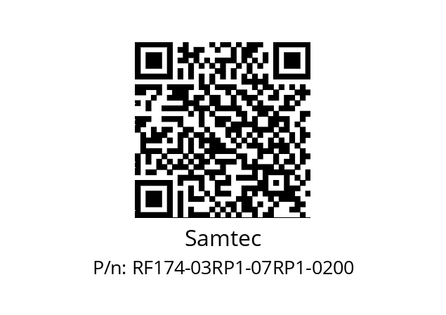   Samtec RF174-03RP1-07RP1-0200