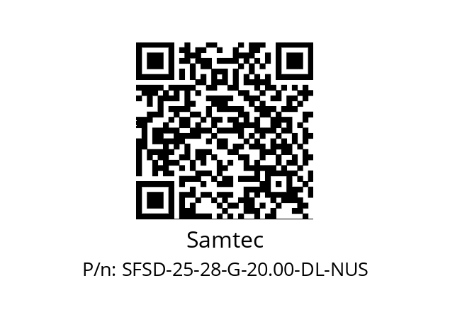   Samtec SFSD-25-28-G-20.00-DL-NUS