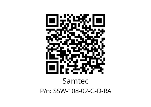   Samtec SSW-108-02-G-D-RA