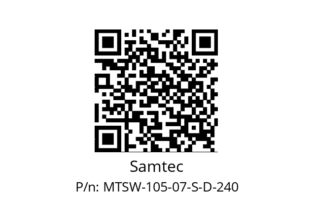   Samtec MTSW-105-07-S-D-240