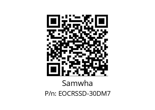   Samwha EOCRSSD-30DM7