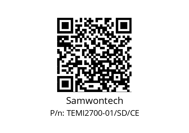   Samwontech TEMI2700-01/SD/CE